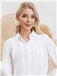 Lace shirt blanco (M-L-XL-XXL)