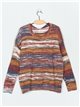 Oversized printed sweater (S/M-L/XL)