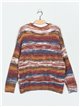 Oversized printed sweater (S/M-L/XL)