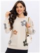 Floral sweater (S/M-L/XL)