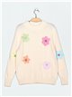 Floral sweater (S/M-L/XL)