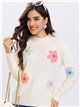 Floral sweater (S/M-L/XL)