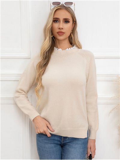 Sweater with lace (S/M-L/XL)