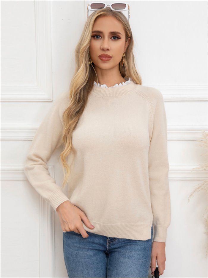 Sweater with lace (S/M-L/XL)