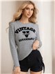 Textured cable-knit sweater (S/M-L/XL)