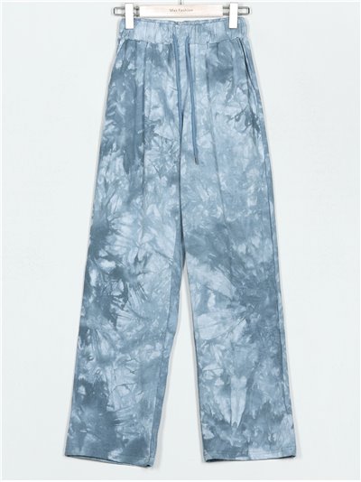 Pantalón recto tie-dye (S-M-L)