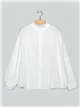 Embroidered linen effect shirt (M-L-XL-XXL)