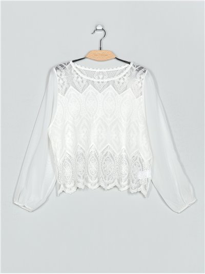 Embroidered blouse (M/L-XL/2XL)