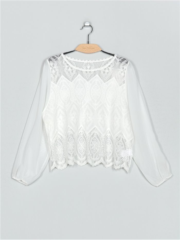 Embroidered blouse (M/L-XL/2XL)