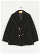 Sherpa lined coat black (S-XL)