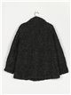 Sherpa lined coat black (S-XL)