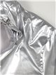 Reversible parka water repellent silvery (M-L-XL-XXL)