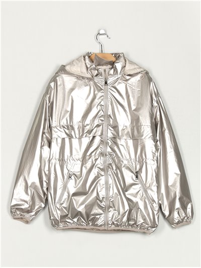 Parka water repellent with hood khaki (M-XXL)