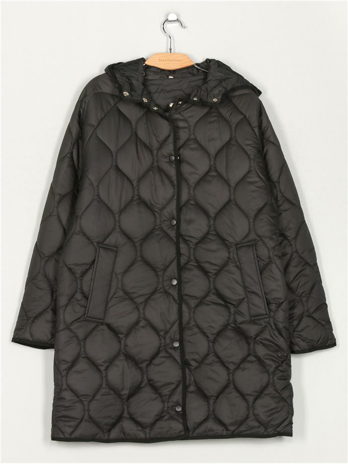 Oversized anorak with hood black (M-XXL)