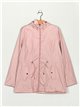 Parka water repellet lunares capucha light-pink (42-50)