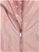 Parka water repellet lunares capucha light-pink (42-50)