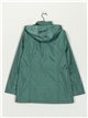 Parka water repellet lunares capucha blue-green (42-50)