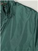 Parka water repellet lunares capucha blue-green (42-50)