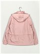 Parka water repellent with hood light-pink (42-50)