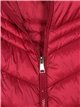 Metallic thread down puffer jacket fuschia (M-XXL)