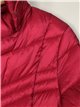 Metallic thread down puffer jacket fuschia (M-XXL)