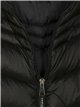 Metallic thread down puffer jacket black (M-XXL)