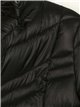 Metallic thread down puffer jacket black (M-XXL)