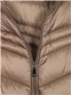 Metallic thread down puffer jacket beige (M-XXL)