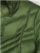 Metallic thread down puffer jacket fruit-green (M-XXL)