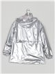 Water repellent parka silvery (M-XXL)