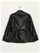 Chaqueta efecto piel black (M-XXL)