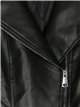 Faux leather biker jacket black (S-XL)