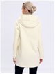 Marbled coat with hood beige (M-L-XL-XXL)