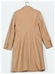 Lapel collar coat tan (M-L-XL-XXL)