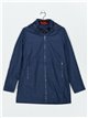 Parka efecto piel capucha navy (M-L-XL-XXL)