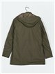 Parka efecto piel capucha green (M-L-XL-XXL)