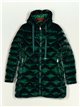 Patent finish anorak with hood green (M-L-XL-XXL)