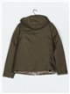 Metallic thread reversible anorak green (M-L-XL-XXL)