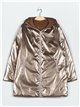 Oversized reversible anorak with hood champagne (M-L-XL-XXL)