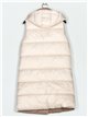 Reversible maxi quilted waistcoat stone-rice (M-L-XL-XXL)