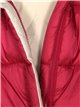 Reversible maxi quilted waistcoat fuschia (M-L-XL-XXL)