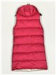 Reversible maxi quilted waistcoat fuschia (M-L-XL-XXL)