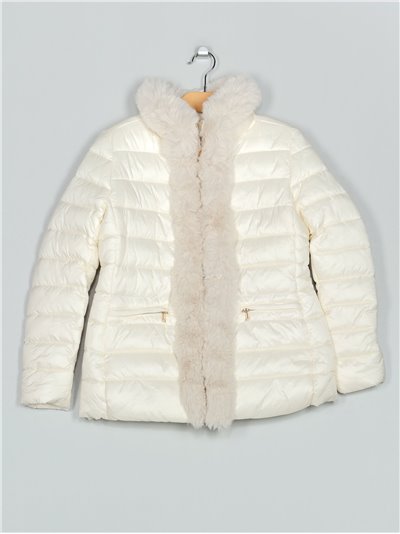 Faux fur anorak beige (M-L-XL-XXL)