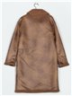 Sherpa lined coat camel (S-M-L-XL)