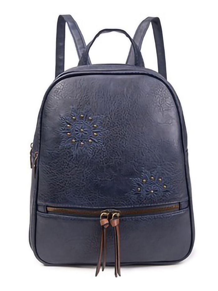 Mochila bordada blue