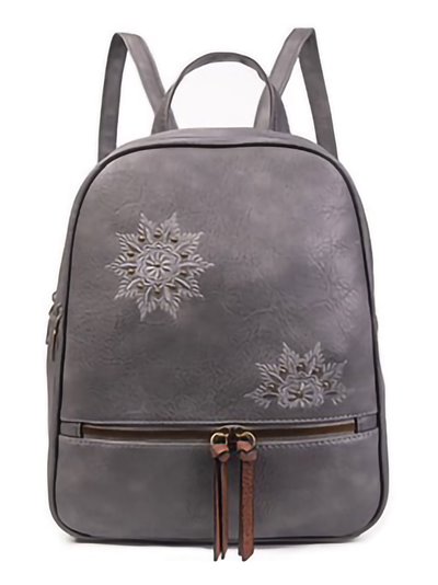 Mochila bordada grey