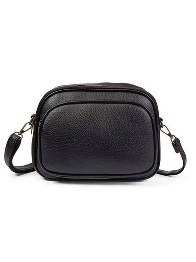 Crossbody bag with zip black