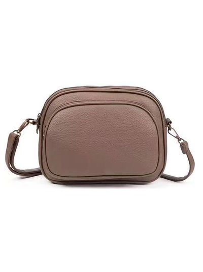 Crossbody bag with zip earth