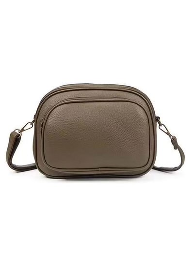 Crossbody bag with zip green