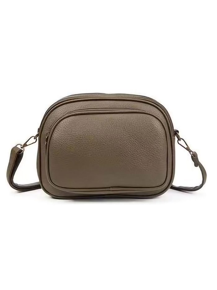 Crossbody bag with zip green